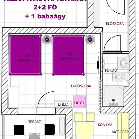 Kleopatra Apartman Hajduszoboszlo Luaran gambar
